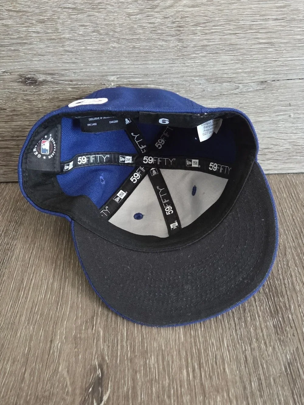 Infant Los Angeles Dodgers Blue New Era MLB Fitted Hat Sz 6